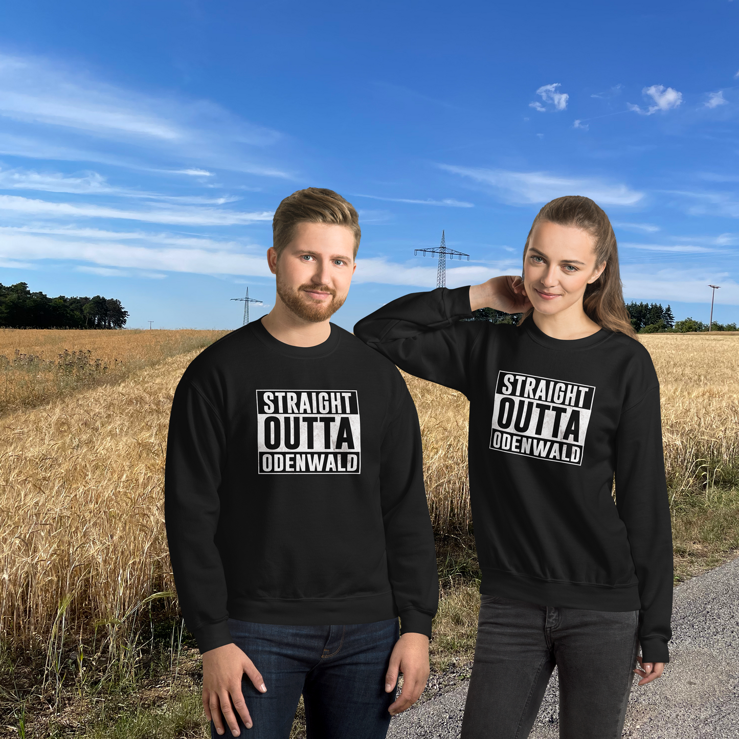 Unisex-Pullover, schwarz
