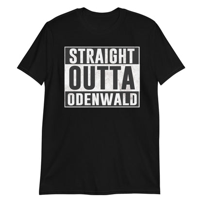 Unisex-T-Shirt, kurzarm, schwarz